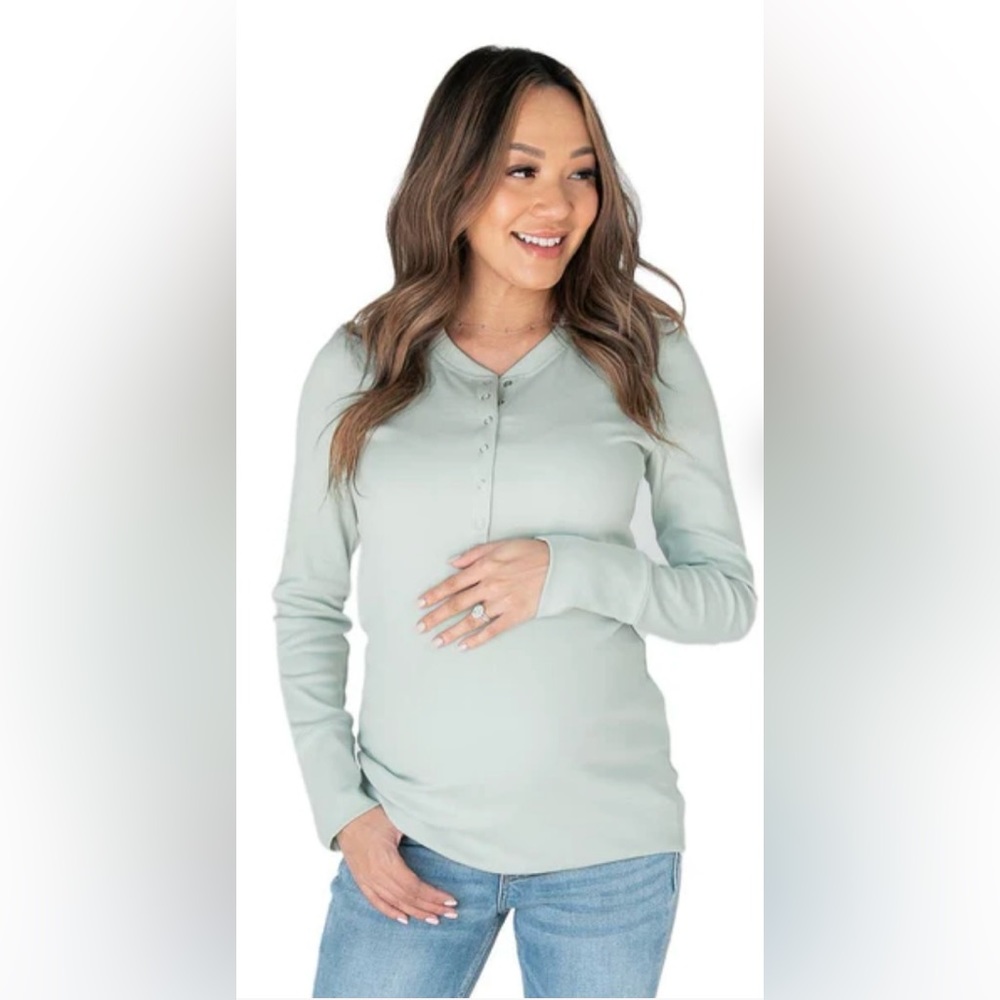 Kindred Bravely Nursing & Maternity Henley - XL